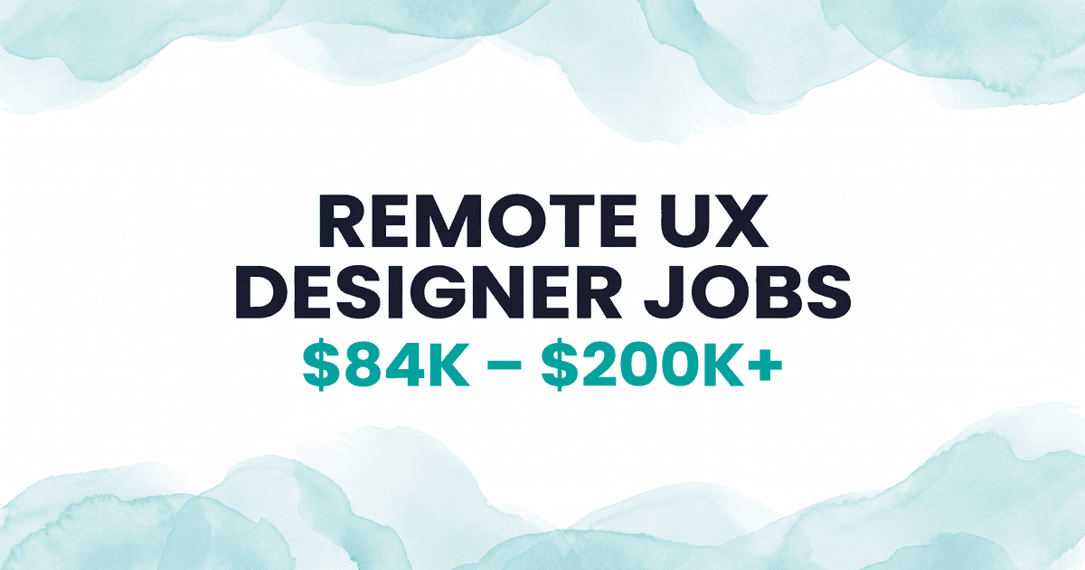 UX designer working remotely at a home office desk with Figma wireframes visible on a large monitor